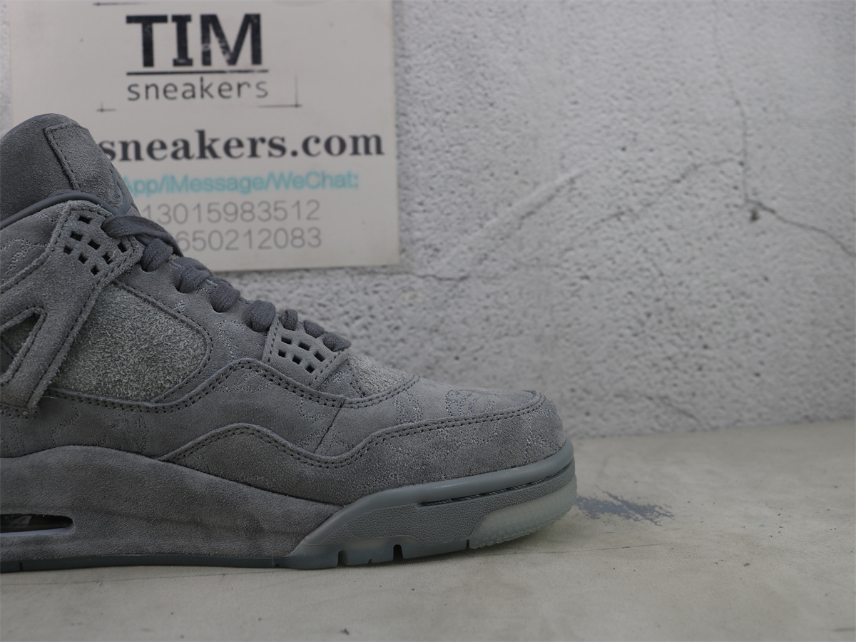 New Batch KAWS x Air Jordan 4 Retro Cool Grey 930155-003